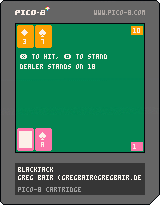 Blackjack (Pico-8)